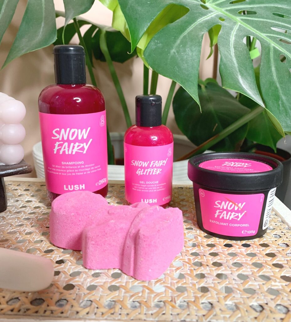 lush collection noël snow fairy